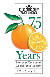 Hanover 75th Anniversary logo